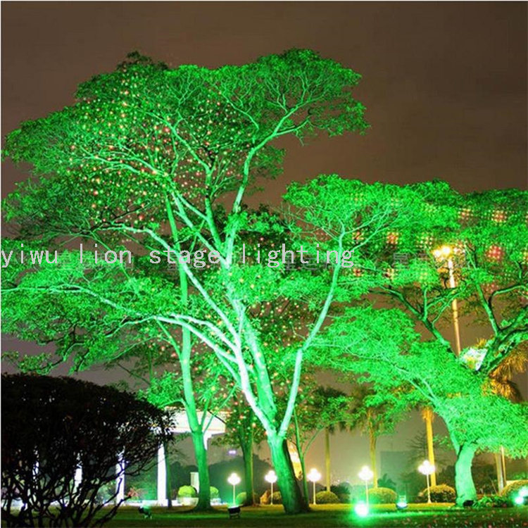 Factory Direct Sales Outdoor Waterproof Single Hole Laser Light Dynamic Starry Sky Garden Lamp Garden Lawn Laser Light