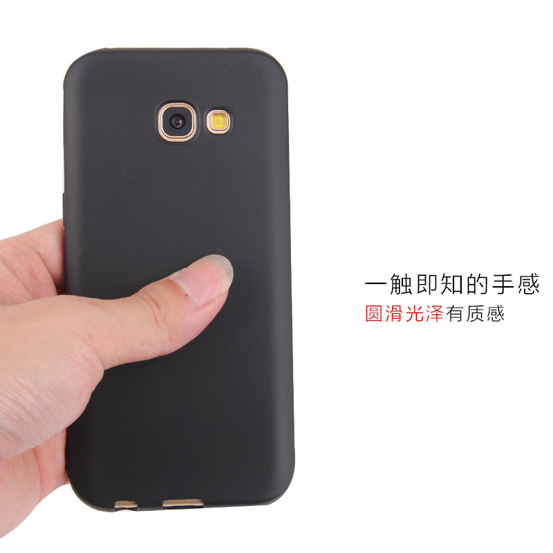 Samsung A52017 Phone Case Candy Color All-Inclusive Frosted TPU Protective Shell Lanyard Hole Frosted Protective Cover