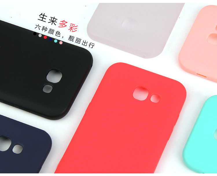Samsung A52017 Phone Case Candy Color All-Inclusive Frosted TPU Protective Shell Lanyard Hole Frosted Protective Cover Samsung A52017 Phone Case Candy Color All-Inclusive Frosted TPU Protective Shell Lanyard Hole Frosted Protective Cover