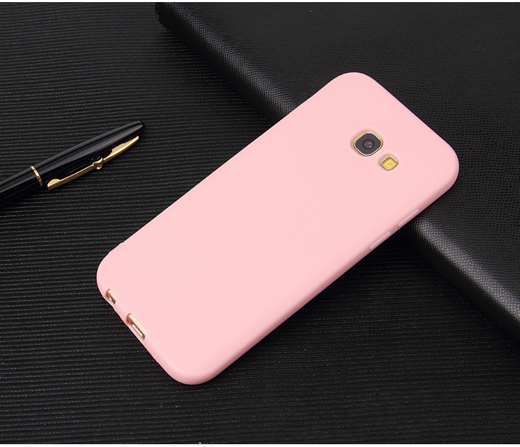 Samsung A52017 Phone Case Candy Color All-Inclusive Frosted TPU Protective Shell Lanyard Hole Frosted Protective Cover Samsung A52017 Phone Case Candy Color All-Inclusive Frosted TPU Protective Shell Lanyard Hole Frosted Protective Cover