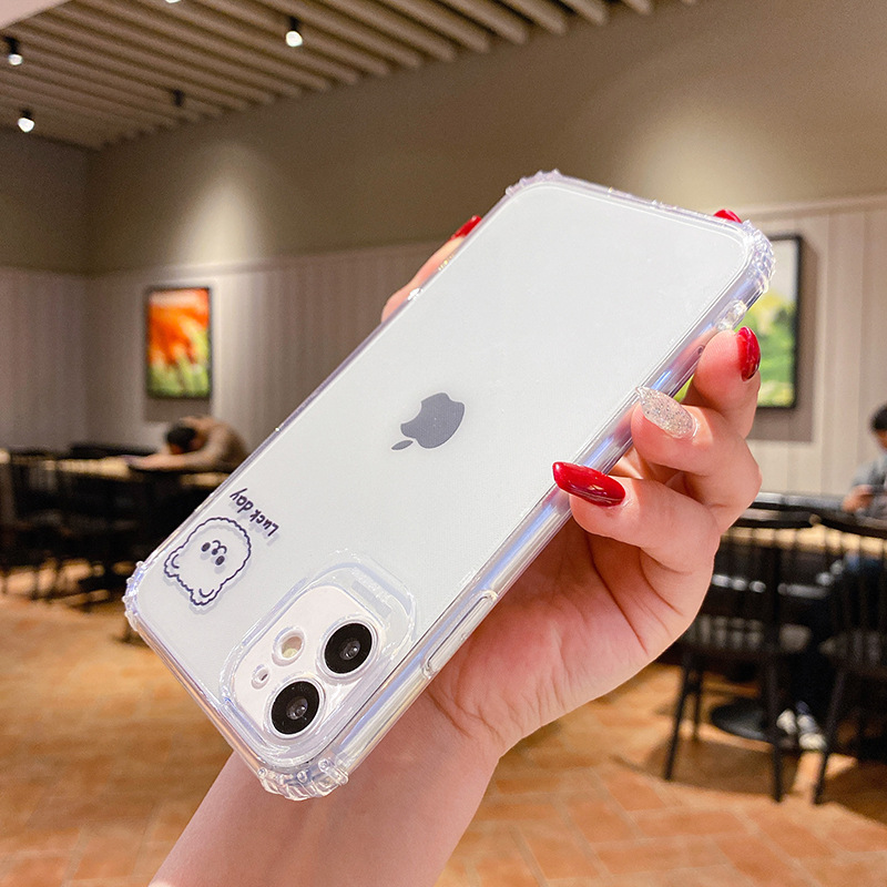 For Iphone11 New Transparent Bear Mobile Phone Shell for iPhone 12Promax Creative Silicone Phone Protective Case For Iphone11 New Transparent Bear Mobile Phone Shell for iPhone 12Promax Creative Silicone Phone Protective Case