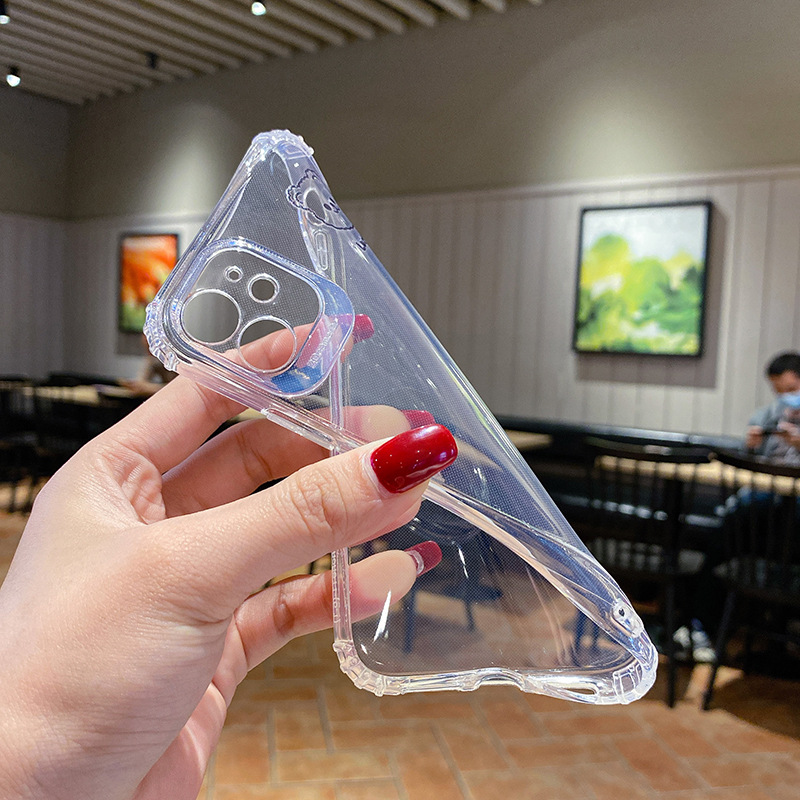 For Iphone11 New Transparent Bear Mobile Phone Shell for iPhone 12Promax Creative Silicone Phone Protective Case For Iphone11 New Transparent Bear Mobile Phone Shell for iPhone 12Promax Creative Silicone Phone Protective Case
