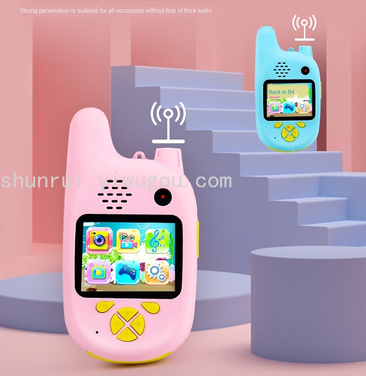 X3 Children's Camera Interphone Cartoon Children's Digital Camera Dialogue Cartoon Mini Camera