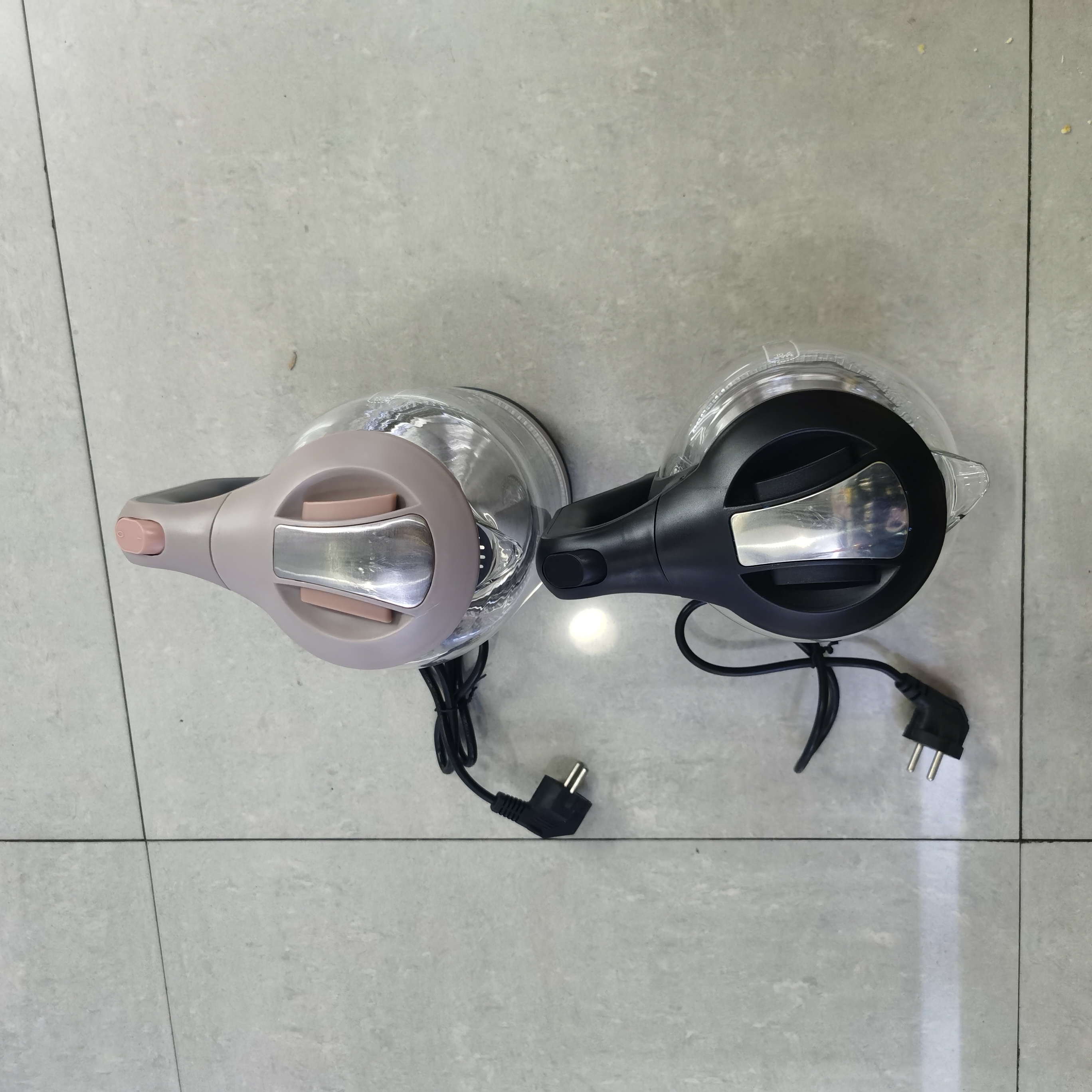 Blue Light glass electric kettle 2·0L Household Quick boiling water Transparent automatic power off