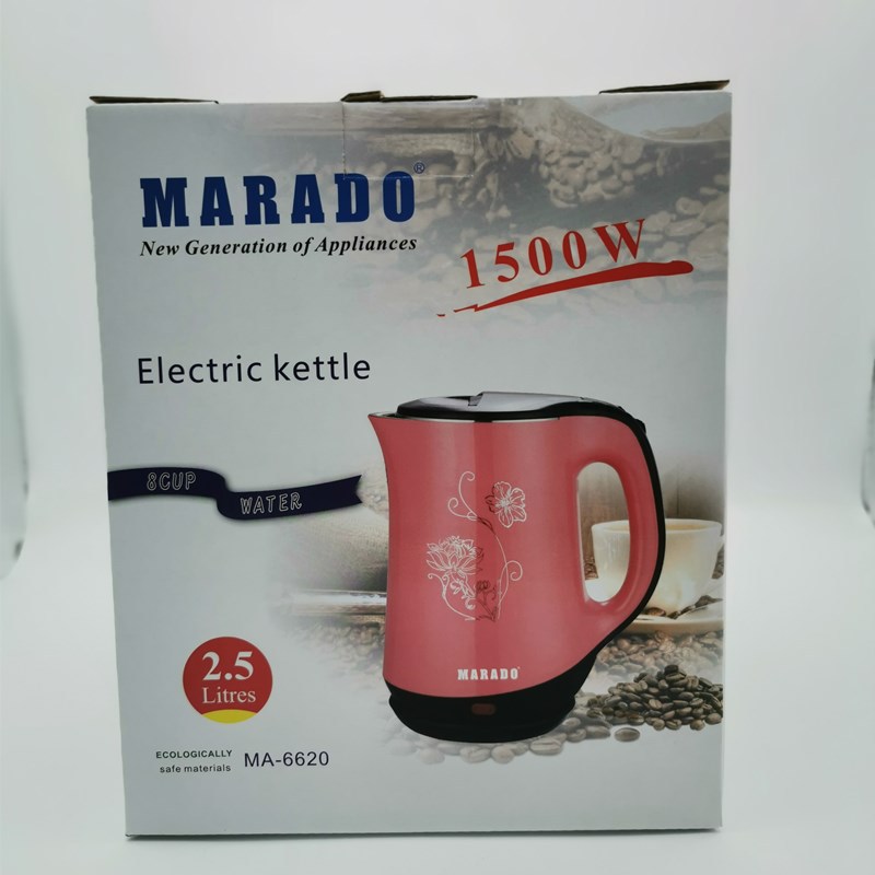 Marado Stainless Steel Electric Kettle Kettle Anti-Scald Electric Kettle Large Capacity Automatic Power off Kettle Marado Stainless Steel Electric Kettle Kettle Anti-Scald Electric Kettle Large Capacity Automatic Power off Kettle