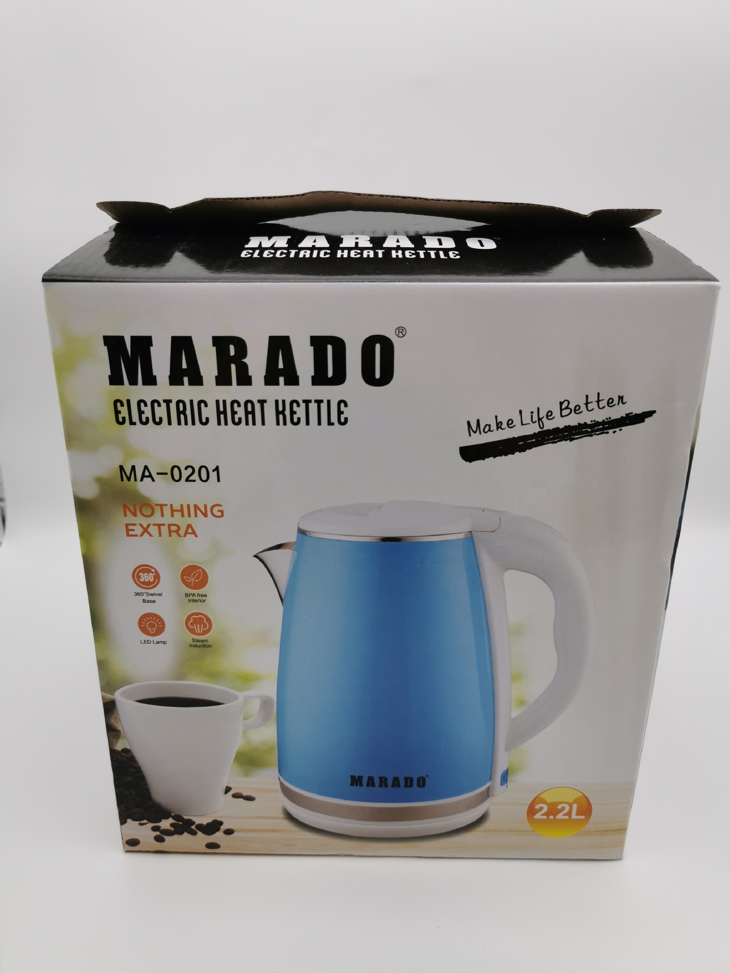 Marado Electric Kettle Stainless Steel Household All-in-One Boiler Large Capacity Kettle Boiling Water Boiler Marado Electric Kettle Stainless Steel Household All-in-One Boiler Large Capacity Kettle Boiling Water Boiler