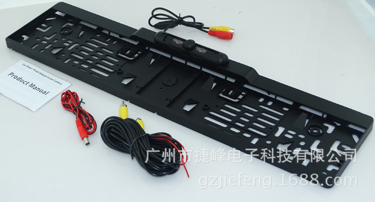 Factory Direct Sales Black European License Plate Frame 4 Infrared Light Car Camera Wireless Transmitter Receiver Factory Direct Sales Black European License Plate Frame 4 Infrared Light Car Camera Wireless Transmitter Receiver