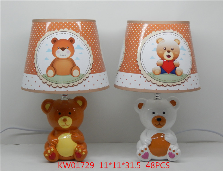 Table Lamp Ceramic Table Lamp Cartoon Animal Table Lamp Children&#039;s Light Study Lamp Eye Protection Table Lamp