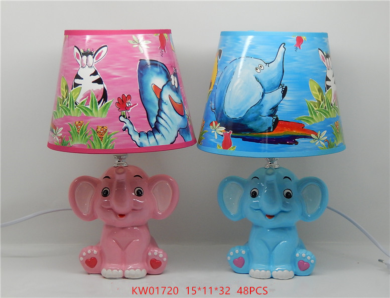 Table Lamp Ceramic Table Lamp Cartoon Animal Table Lamp Children's Light Study Lamp Eye Protection Table Lamp
