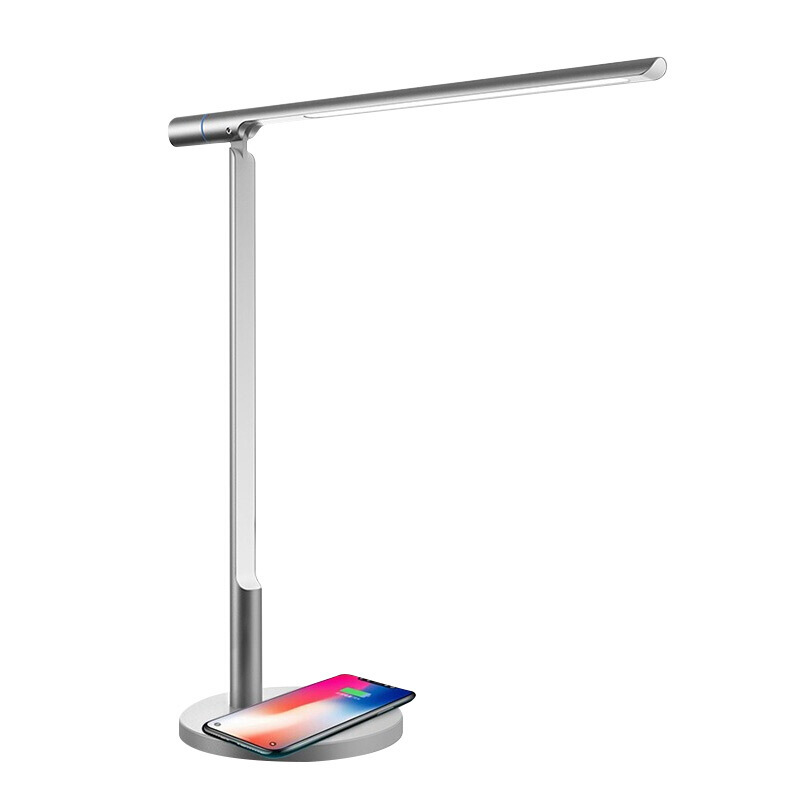 Small L Table Lamp Mobile Phone Wireless Charging Bedroom Bedside Led Diffusion Light Source Eye Protection Table Lamp