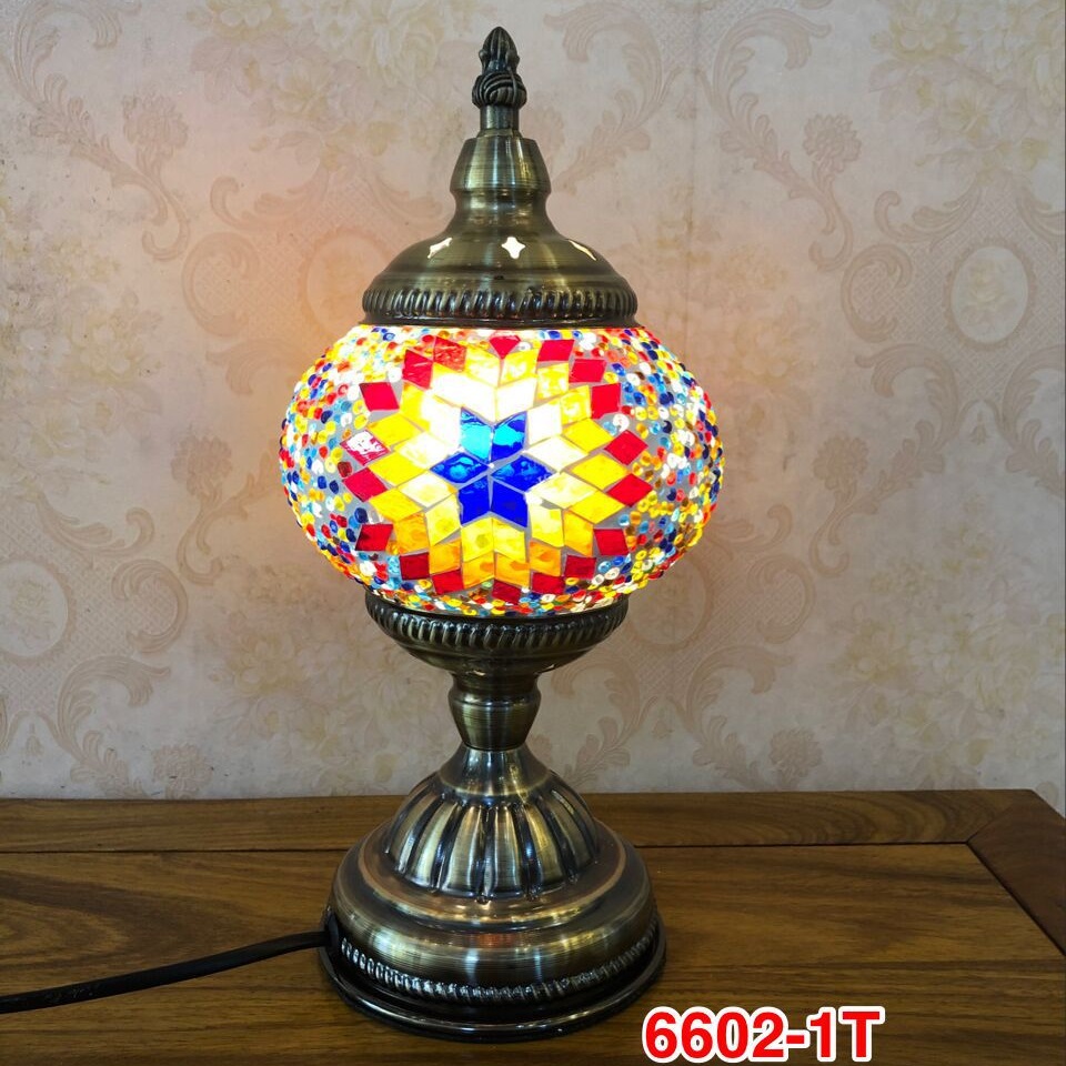 Moroccan Table Lamp Maan Coffee Retro Exotic Bedside Restaurant Hotel Homestay Bar Turkey Decorative Table Lamp