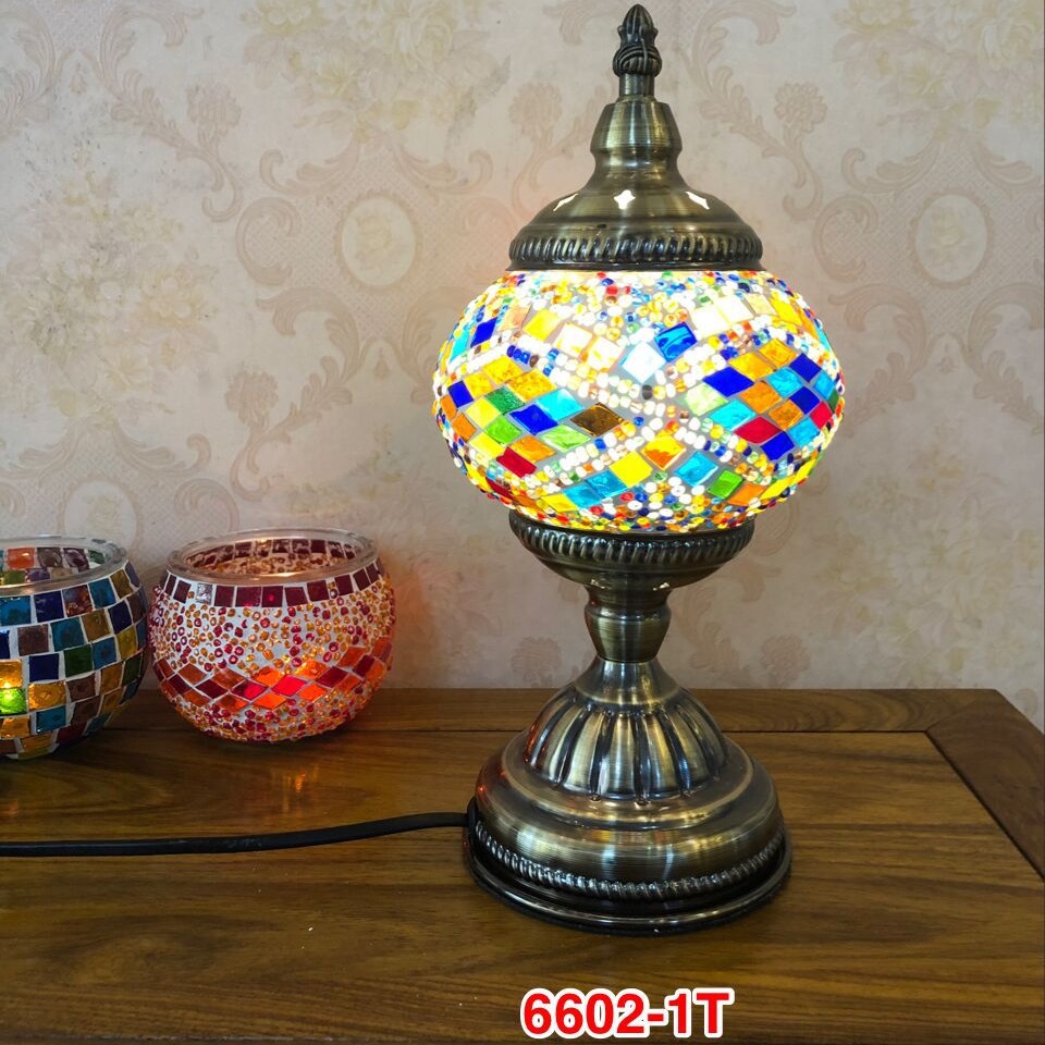 Moroccan Table Lamp Maan Coffee Retro Exotic Bedside Restaurant Hotel Homestay Bar Turkey Decorative Table Lamp