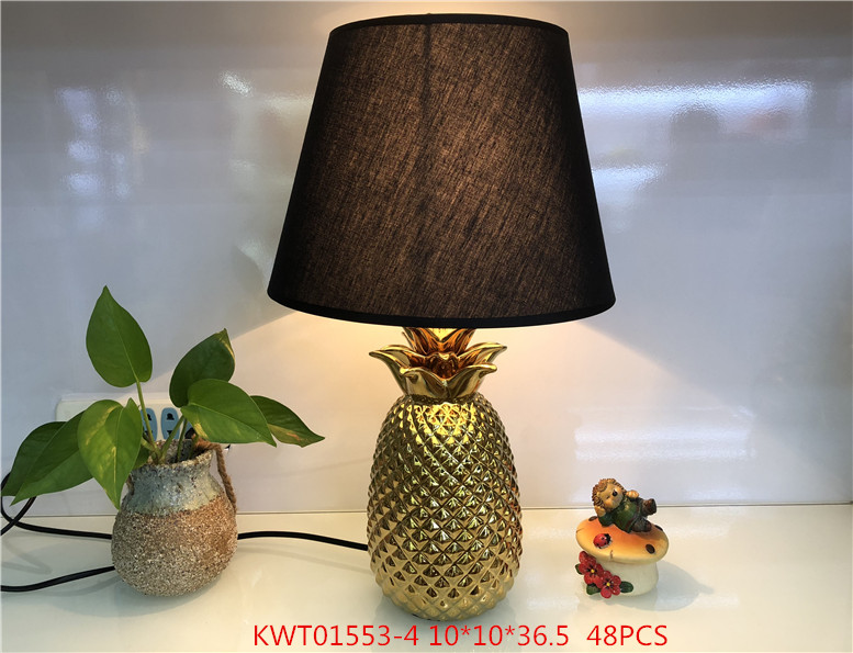 Table Lamp Pineapple Craft Table Lamp Fashion Home Ceramic Table Lamp Bedside Table Lamp Craft Table Lamp