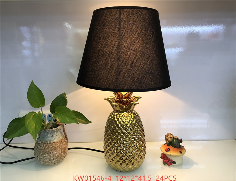 Table Lamp Pineapple Craft Table Lamp Fashion Home Ceramic Table Lamp Bedside Table Lamp Craft Table Lamp