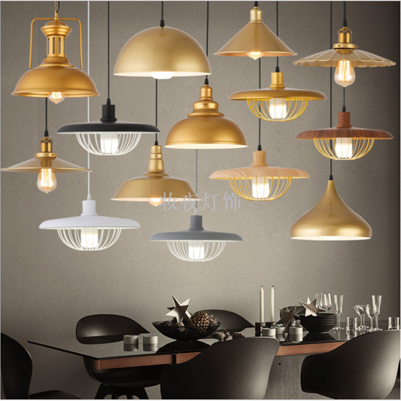 Nordic restaurant chandelier single head table lamp creative personality light luxury bar table lamp dining room simpl