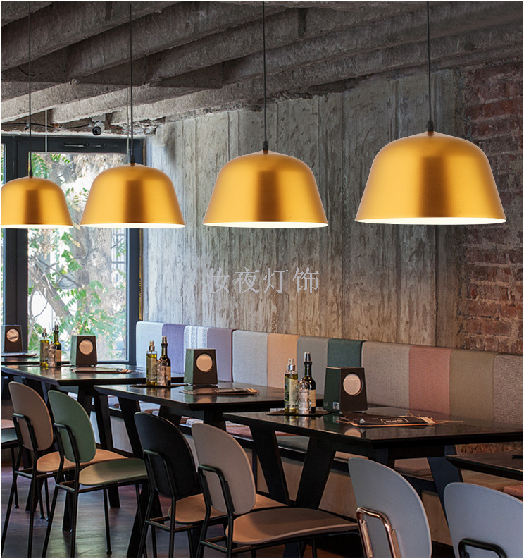 Nordic restaurant chandelier single head table lamp creative personality light luxury bar table lamp dining room simpl