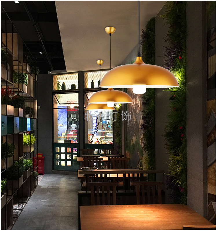 Nordic restaurant chandelier single head table lamp creative personality light luxury bar table lamp dining room simpl