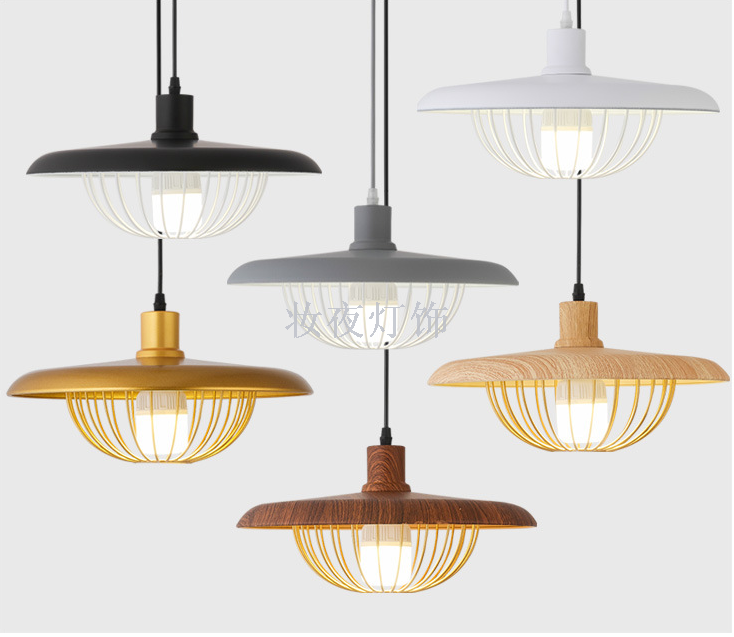 Nordic restaurant chandelier single head table lamp creative personality light luxury bar table lamp dining room simpl