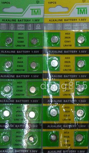 Button cell AG1/AG3/AG4/AG10/AG13 Button cell AG1/AG3/AG4/AG10/AG13