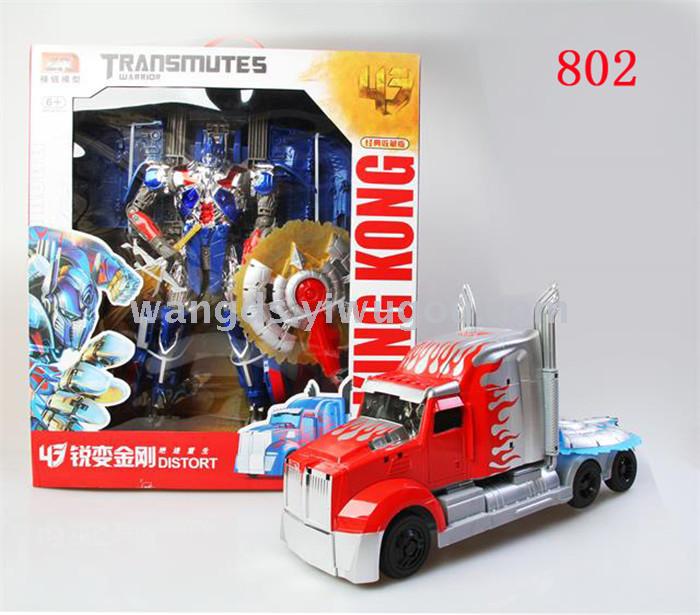 SH056441 deformation Optimus Prime with acousto optic 3 button cell L1154