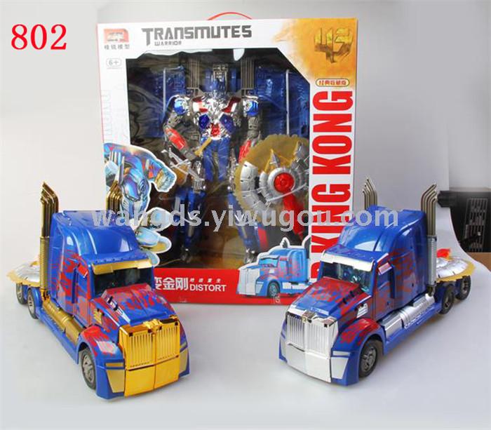 SH056441 deformation Optimus Prime with acousto optic 3 button cell L1154