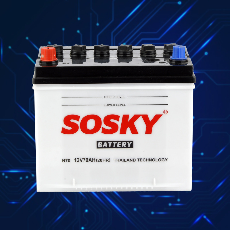 Sosky Dry Charge Car Starting Battery Ups Forklift Marine Battery Energy Storage Solar Wind Energy Battery