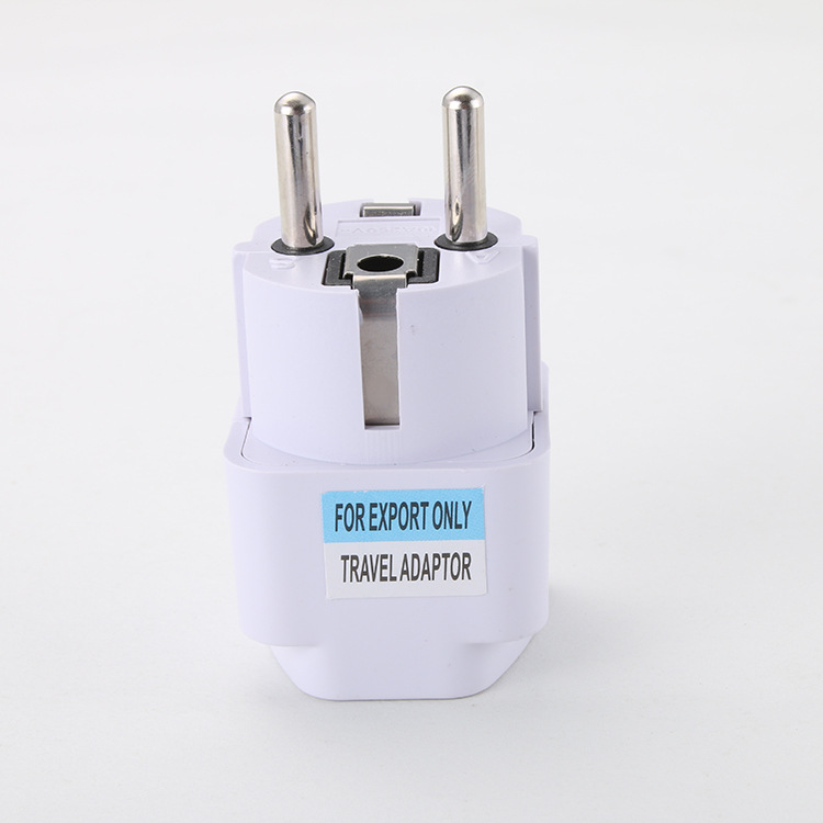 German Standard Conversion Plug Travel Europlug European Standard Multi-Functional Socket French Korean Russian Plug