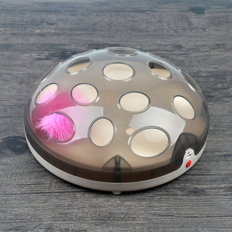 Electric Cat Toy Turntable Crazy Amusement Plate Cat Catch Mouse New Magnetic Suspension Technology Funny Cat Toy