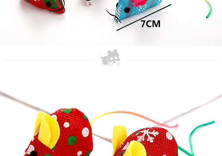 Large PET cat toy Christmas Series mouse model multi-color Random Factory Wholesale Spot cross-border hot sales Large PET cat toy Christmas Series mouse model multi-color Random Factory Wholesale Spot cross-border hot sales