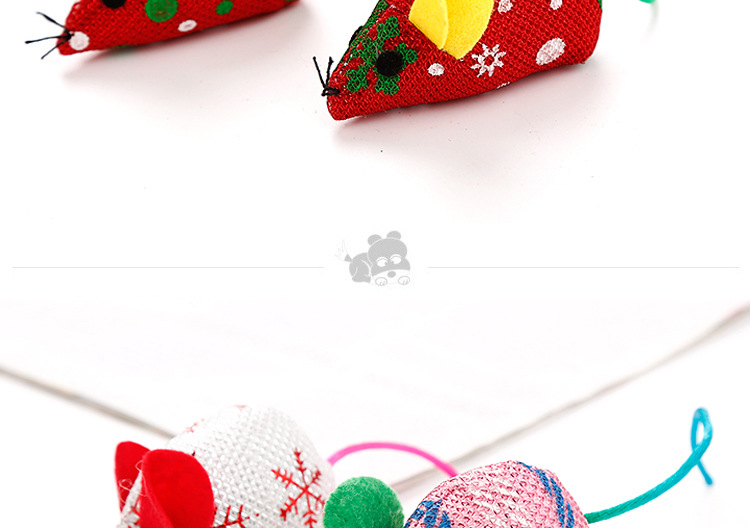 Large PET cat toy Christmas Series mouse model multi-color Random Factory Wholesale Spot cross-border hot sales Large PET cat toy Christmas Series mouse model multi-color Random Factory Wholesale Spot cross-border hot sales