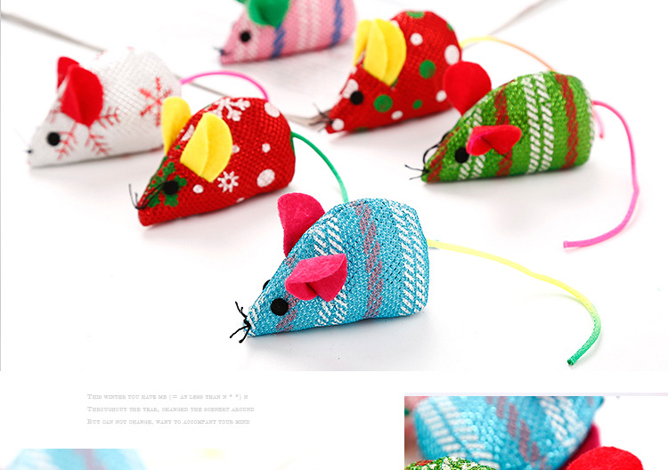 Large PET cat toy Christmas Series mouse model multi-color Random Factory Wholesale Spot cross-border hot sales Large PET cat toy Christmas Series mouse model multi-color Random Factory Wholesale Spot cross-border hot sales