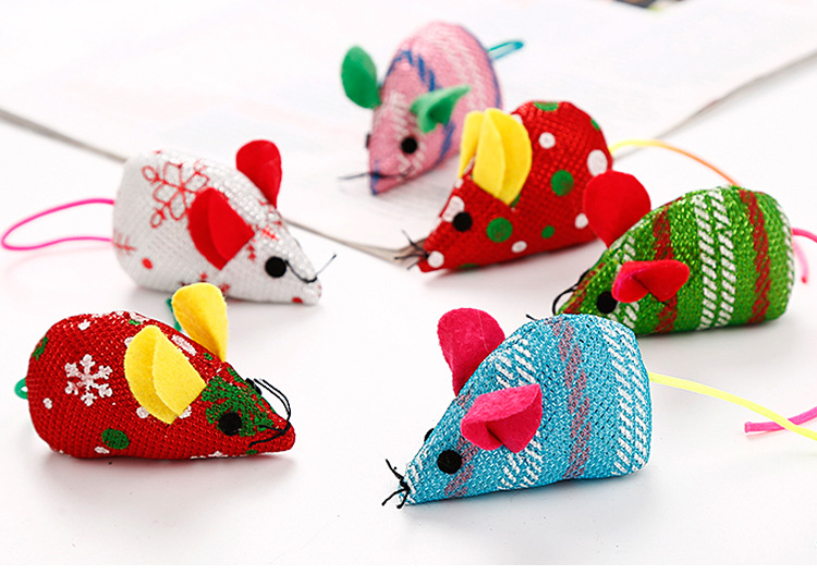 Large PET cat toy Christmas Series mouse model multi-color Random Factory Wholesale Spot cross-border hot sales Large PET cat toy Christmas Series mouse model multi-color Random Factory Wholesale Spot cross-border hot sales