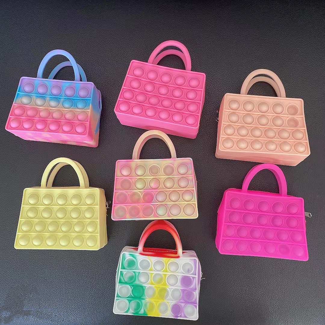 Cross-Border Hot Mouse Killer Pioneer Cute Girl Small Handbags Silicone Portable Coin Purse Decompression Toy Cross-Border Hot Mouse Killer Pioneer Cute Girl Small Handbags Silicone Portable Coin Purse Decompression Toy