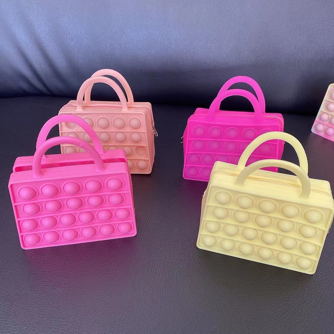 Cross-Border Hot Mouse Killer Pioneer Cute Girl Small Handbags Silicone Portable Coin Purse Decompression Toy Cross-Border Hot Mouse Killer Pioneer Cute Girl Small Handbags Silicone Portable Coin Purse Decompression Toy
