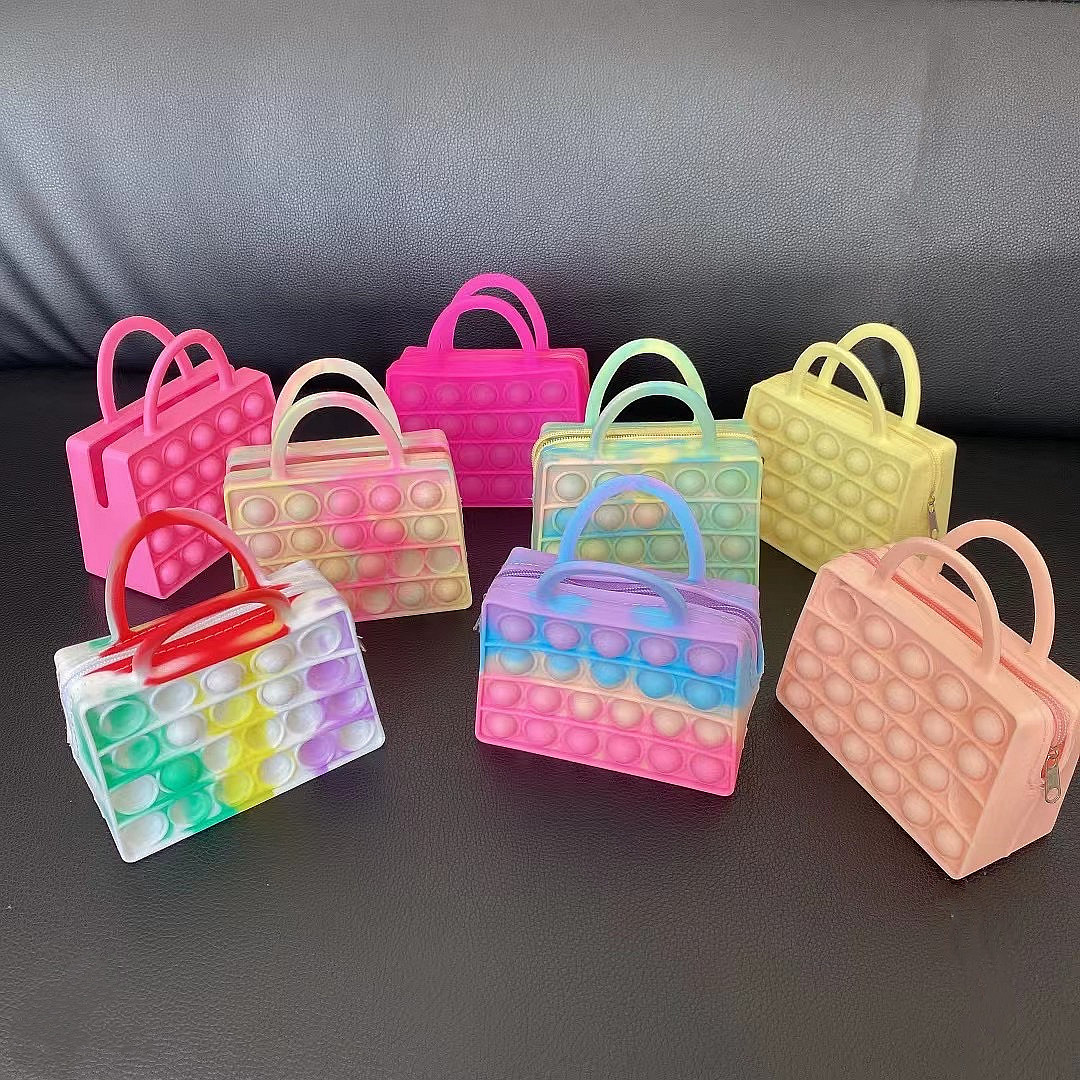 Cross-Border Hot Mouse Killer Pioneer Cute Girl Small Handbags Silicone Portable Coin Purse Decompression Toy Cross-Border Hot Mouse Killer Pioneer Cute Girl Small Handbags Silicone Portable Coin Purse Decompression Toy