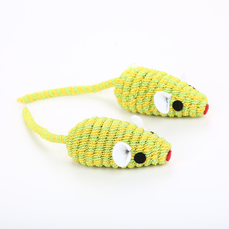 Cat toy could stretch thread Mouse multi-color drawing Factory cross-border wholesale
