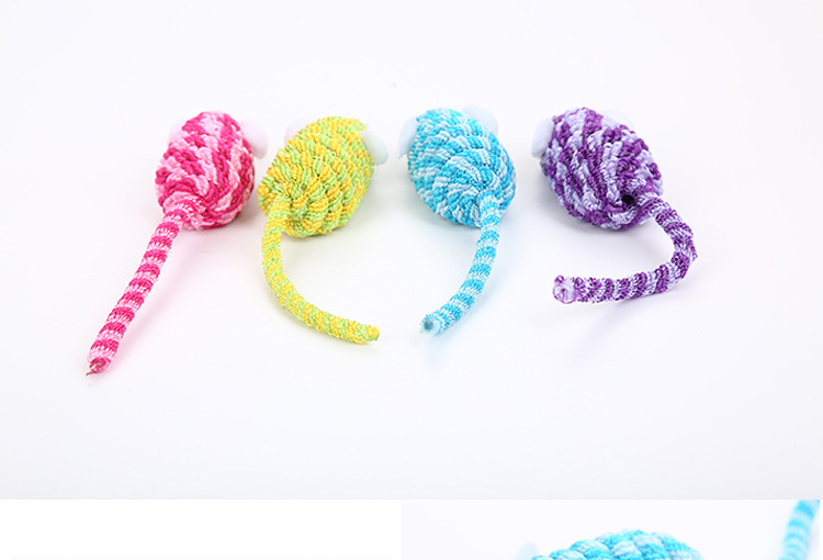 Cat toy could stretch thread Mouse multi-color drawing Factory cross-border wholesale Cat toy could stretch thread Mouse multi-color drawing Factory cross-border wholesale