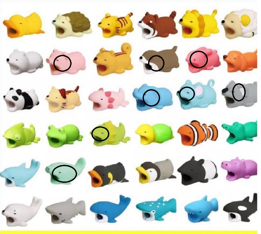 Bite 36 Animal-Shaped Mobile Phone USB Cable Protection Sleeve Anti-Break Cartoon Small Animal Spot Delivery in Seconds Bite 36 Animal-Shaped Mobile Phone USB Cable Protection Sleeve Anti-Break Cartoon Small Animal Spot Delivery in Seconds