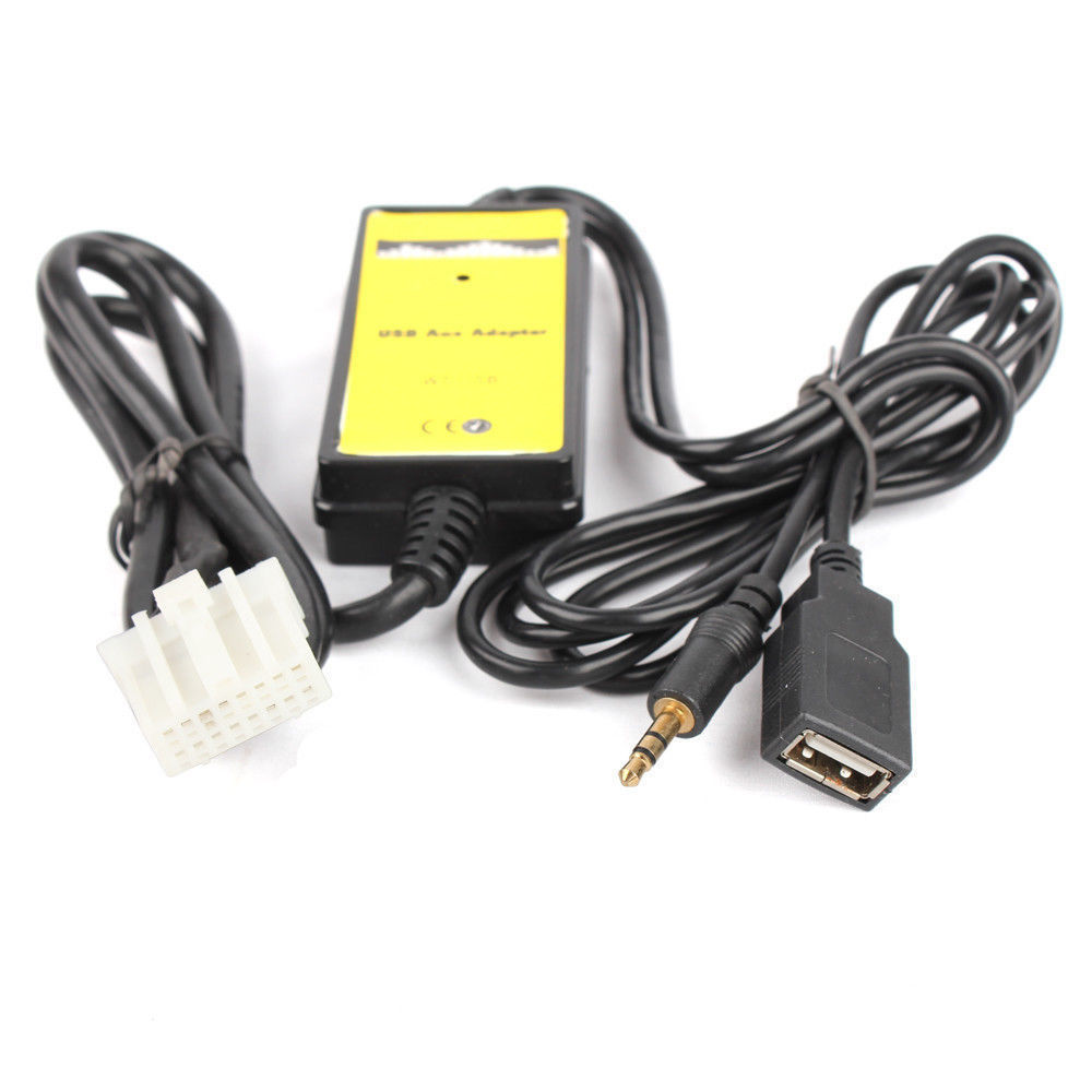 Mazda 3CX7323MX5 CX7 USB Aux Audio Cable Car MP3 Data Cable Digital Disc Box