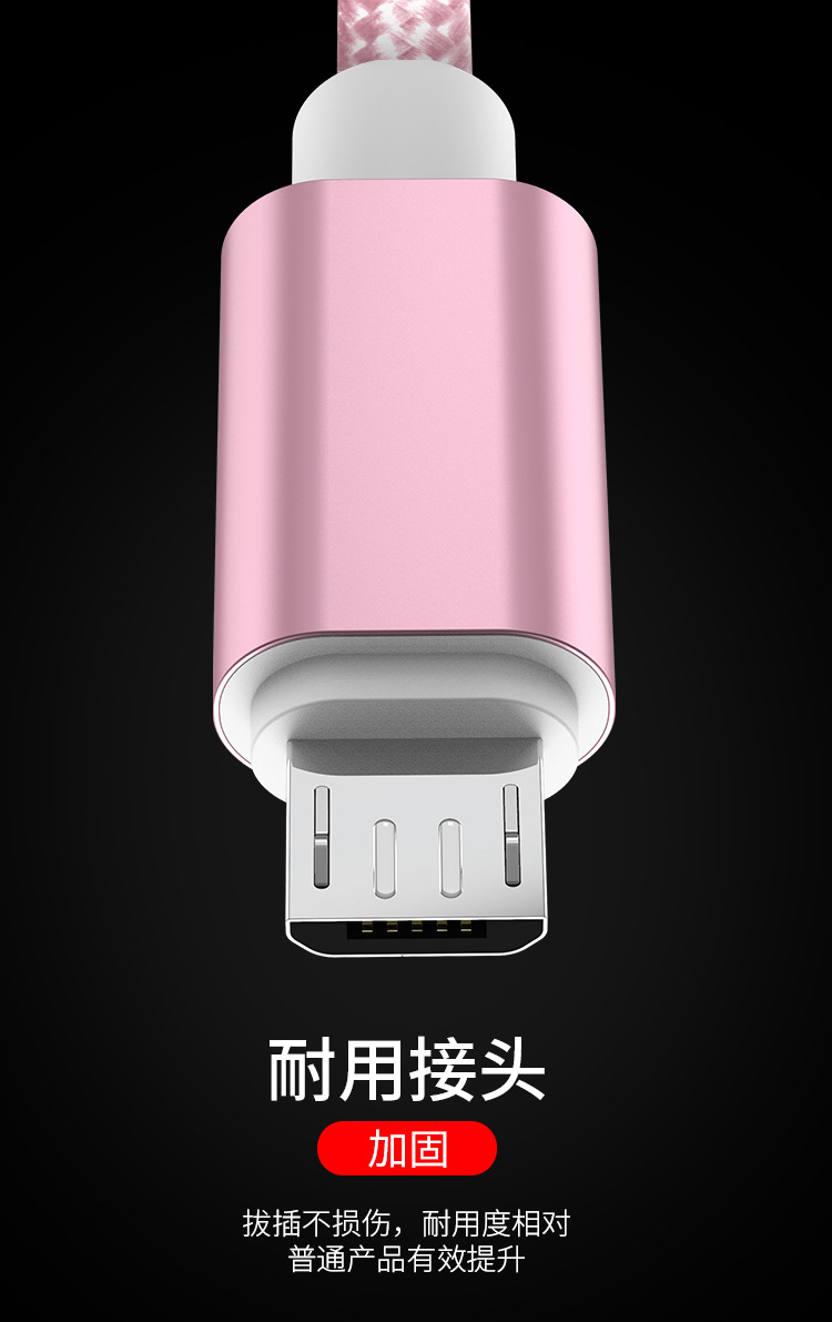 Android Data Cable Nylon Woven Type-c Mobile Phone Micro Charging Cable Suitable for Apple USB Spot Wholesale Android Data Cable Nylon Woven Type-c Mobile Phone Micro Charging Cable Suitable for Apple USB Spot Wholesale
