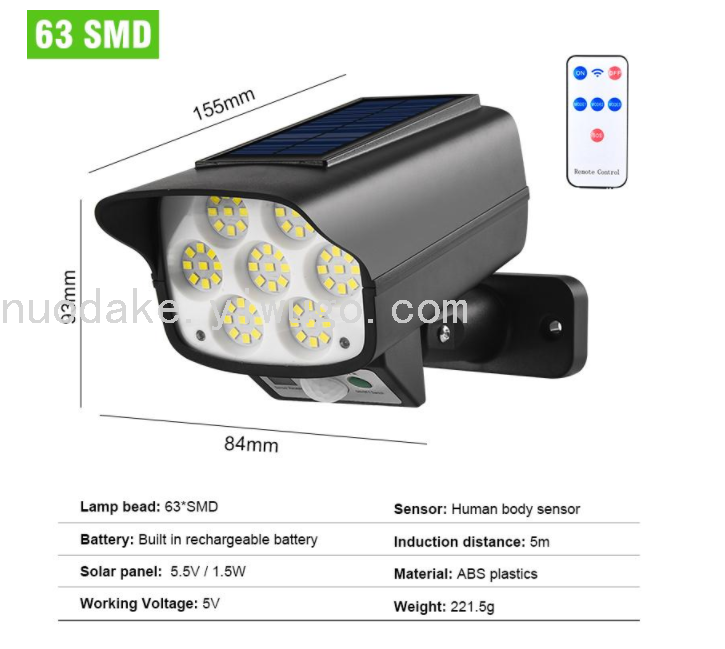 Solar Simulation Monitor Lamp Solar Garden Lamp with Remote Control Solar Human Body Induction Wall Lamp Solar Simulation Monitor Lamp Solar Garden Lamp with Remote Control Solar Human Body Induction Wall Lamp