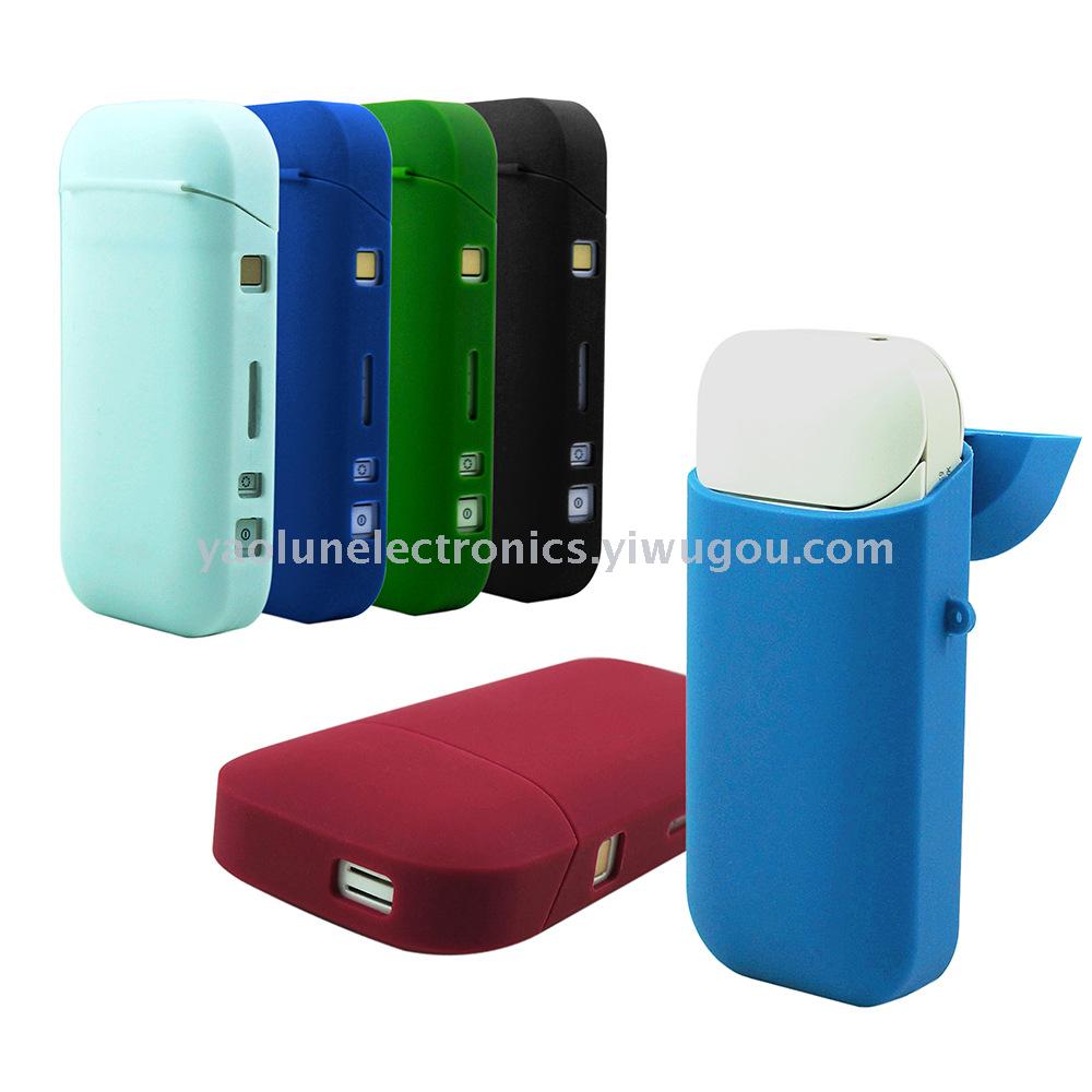 IQOS electronic cigarette silicone protective cover anti - slip shell Marlboro leather case PU shell in stock