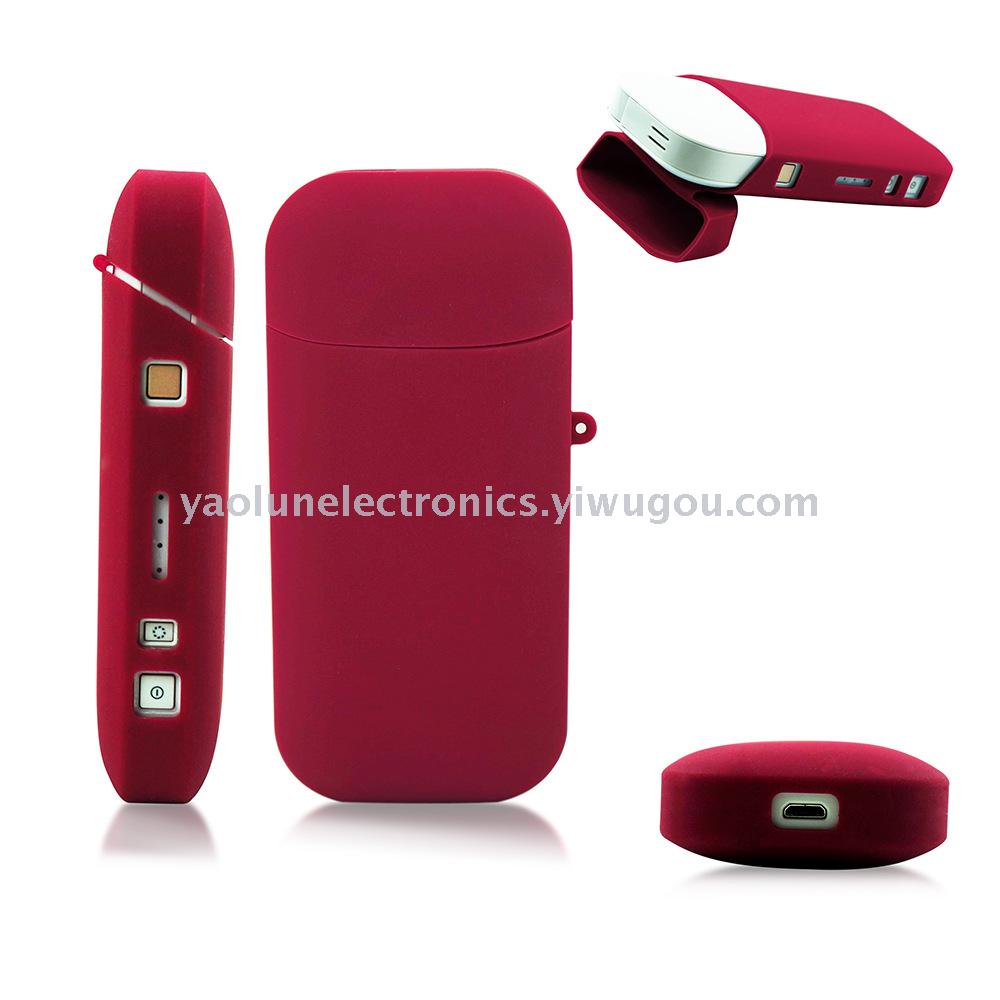 IQOS electronic cigarette silicone protective cover anti - slip shell Marlboro leather case PU shell in stock