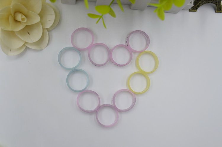 Electronic Cigarette Silicone Non-Slip Band Decorative Ring Vape Band with Luminous Silicone Ring Forced Grid Ring