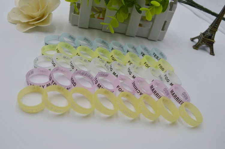 Electronic Cigarette Silicone Non-Slip Band Decorative Ring Vape Band with Luminous Silicone Ring Forced Grid Ring