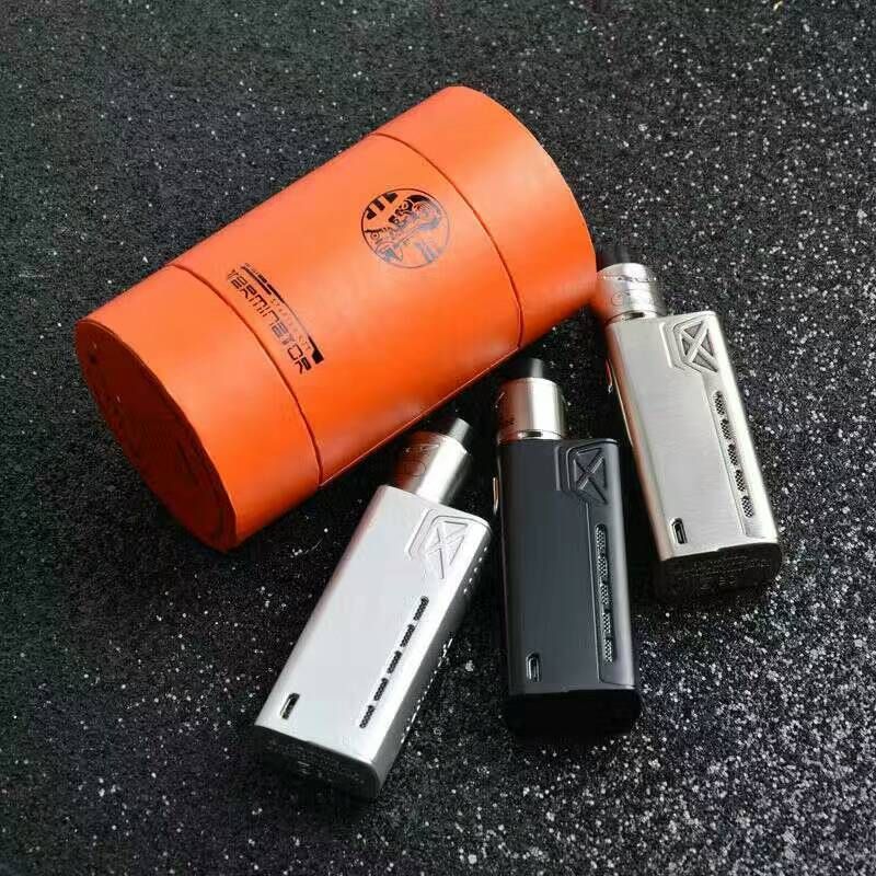 Electronic cigarette Tesla Tesla 90W suit half mechanical box set second time gear.