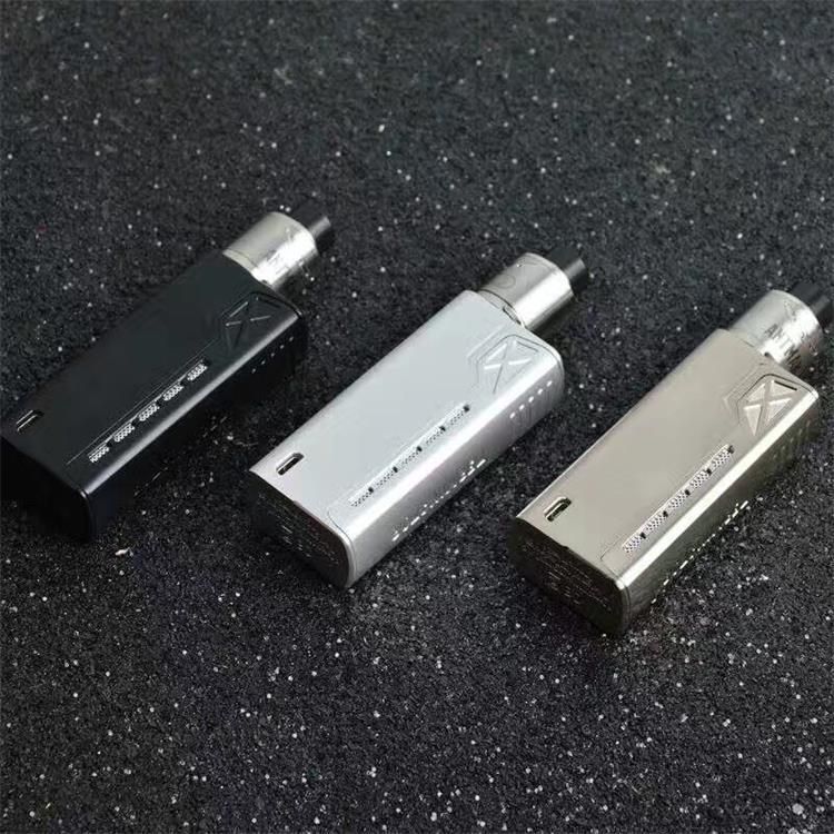 Electronic cigarette Tesla Tesla 90W suit half mechanical box set second time gear.