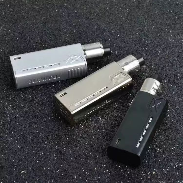 Electronic cigarette Tesla Tesla 90W suit half mechanical box set second time gear.