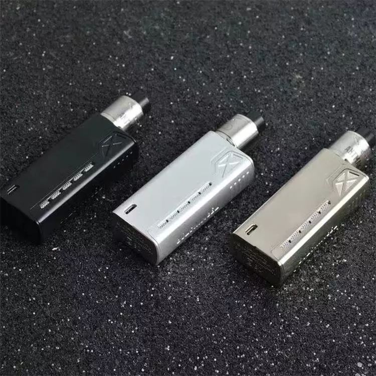 Electronic cigarette Tesla Tesla 90W suit half mechanical box set second time gear.