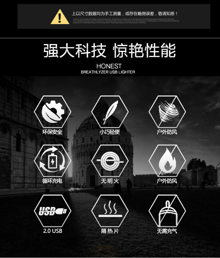 The Honest BCZ4066-1 electronic cigarette lighter lighter ellipse charging USB mixed batch The Honest BCZ4066-1 electronic cigarette lighter lighter ellipse charging USB mixed batch
